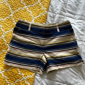 Ann Taylor loft riviera fit striped shorts size 00